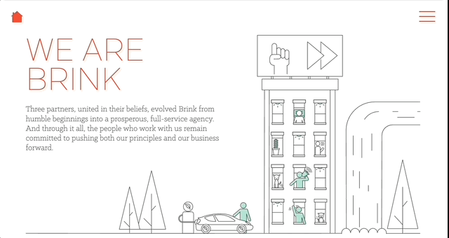 Screen capture of Brink Communications People SVG animations